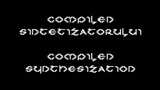 COMPILEN SINTETIZATORULUI COMPILEN SYNTHESIZATION